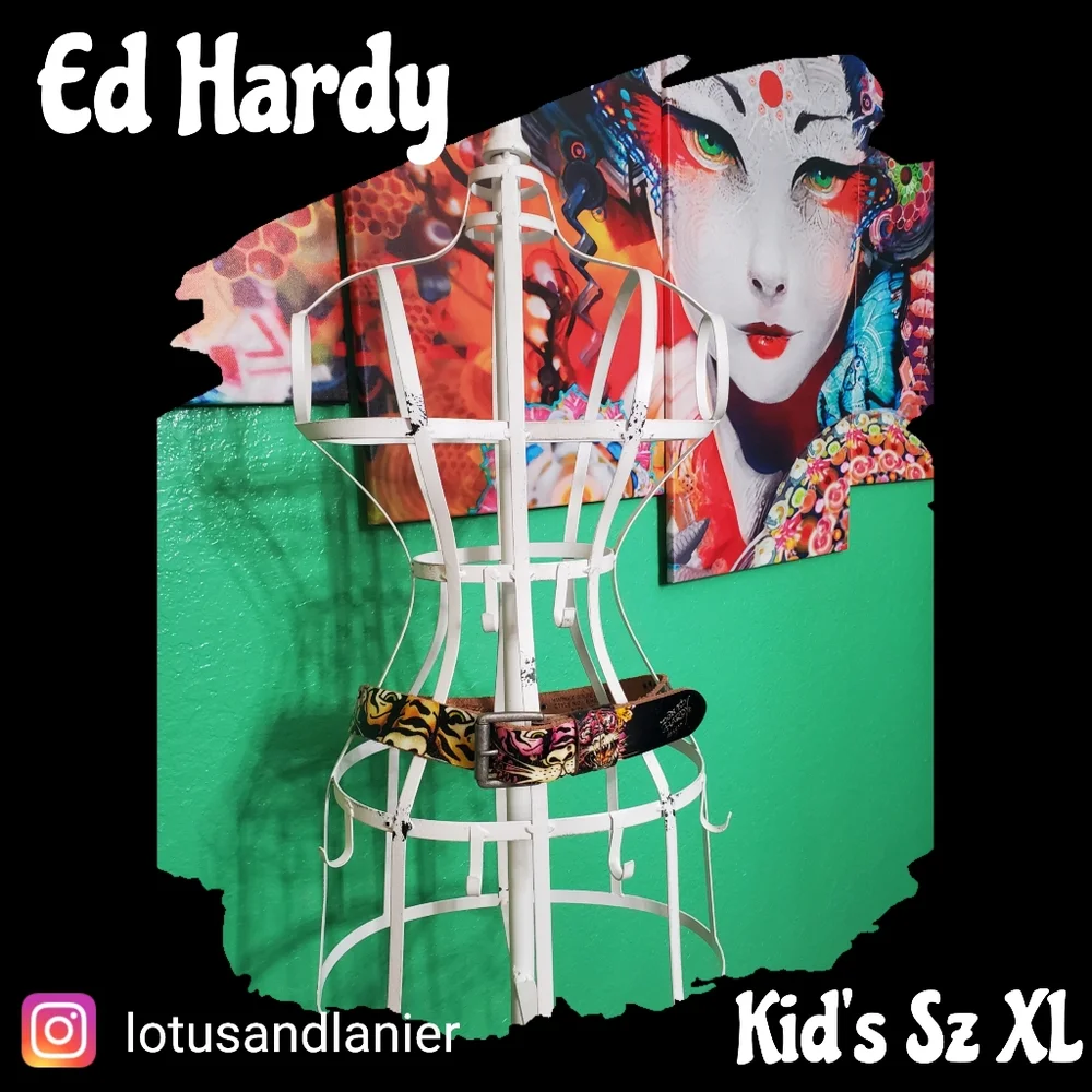 Ed Hardy Kid's Belt Sz XL